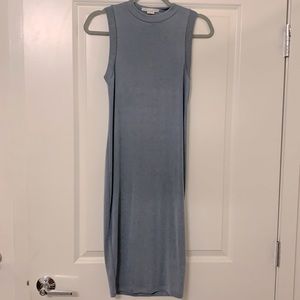 Mock neck above the knee dress